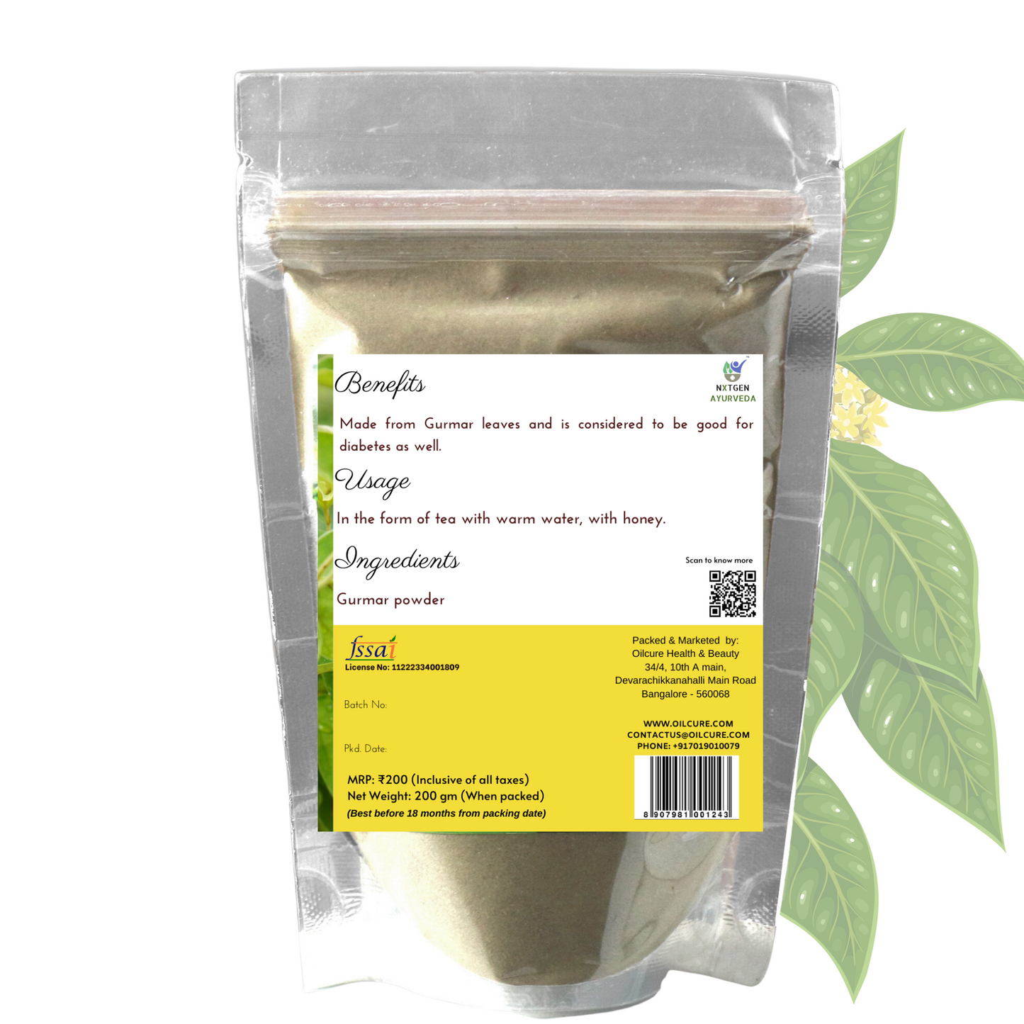 Oilcure gurmar powder