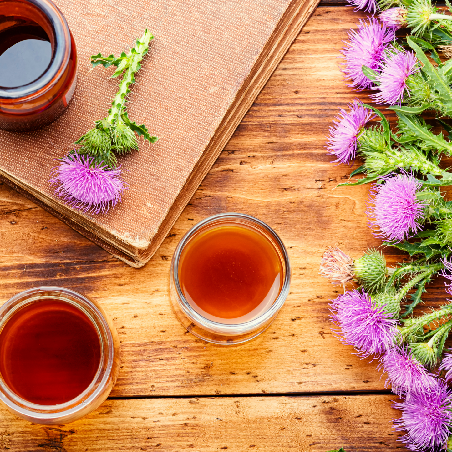 Milk thistle tea