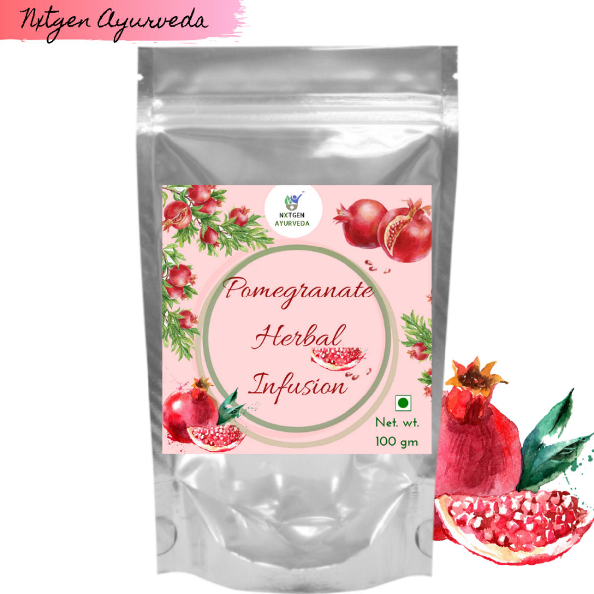 Pomegranate Herbal Infusion - 100 Gms