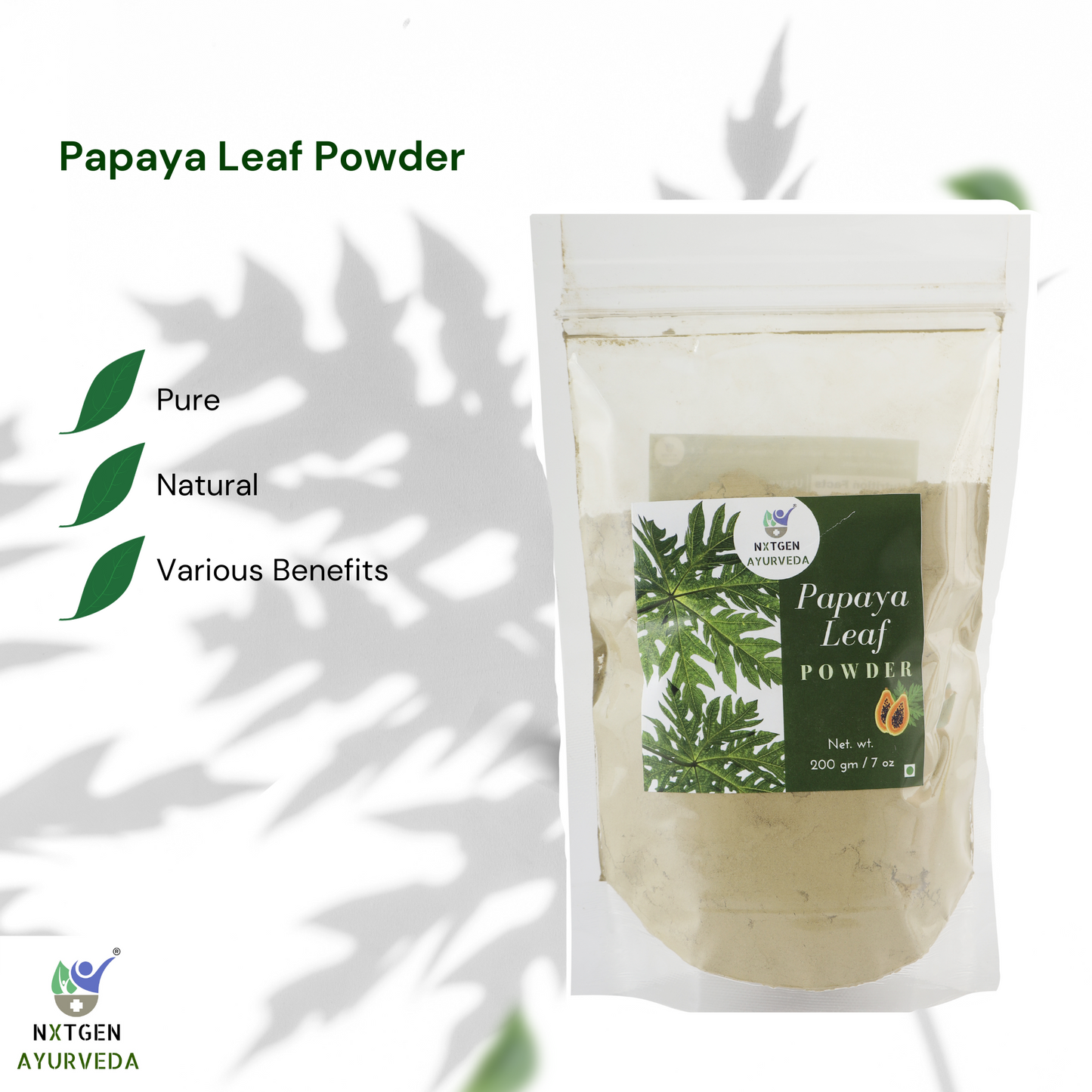 Papaya Leaf Powder- 200gm