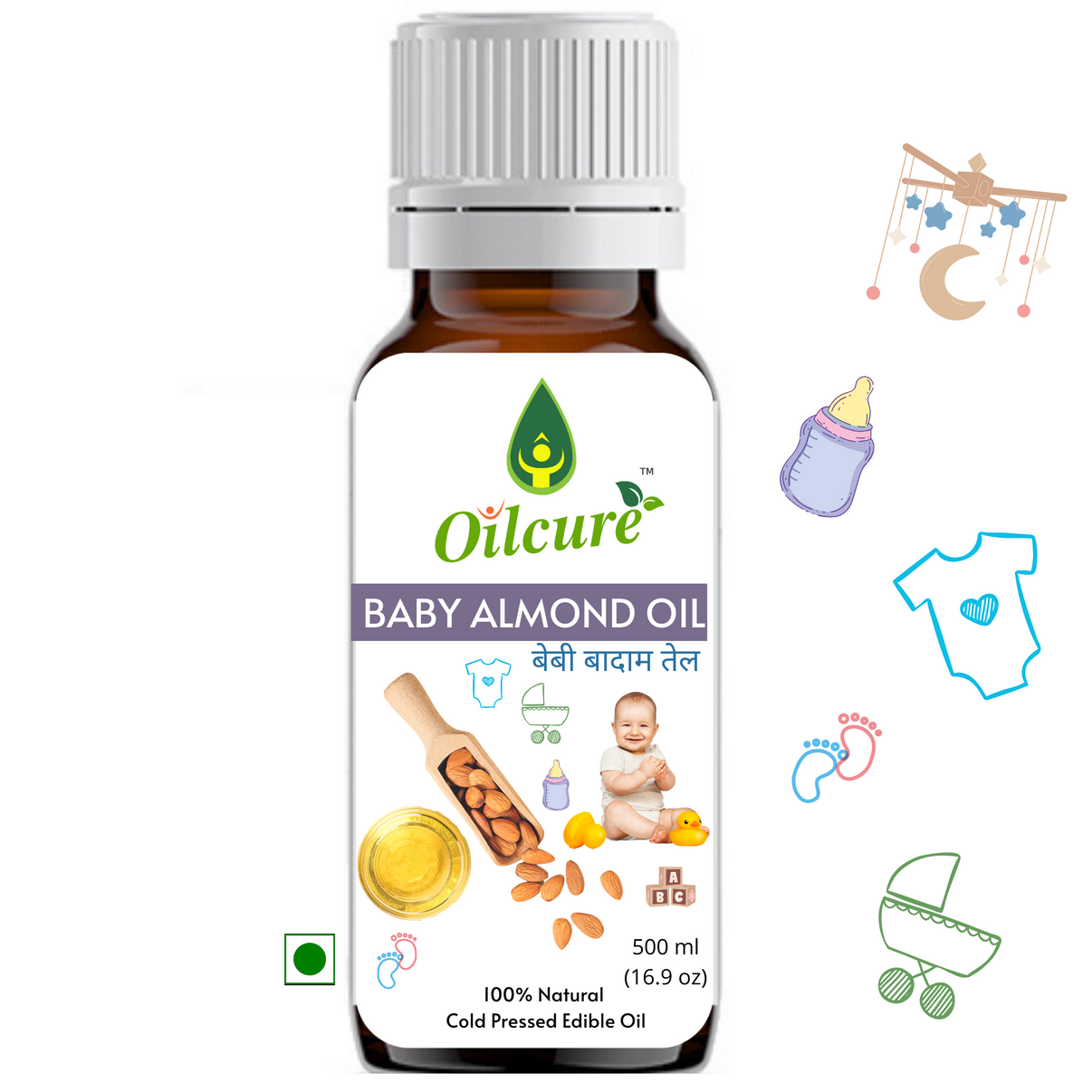 Baby Almond OilPure almond Oil For BabyBadam Oil For Babies Oilcure