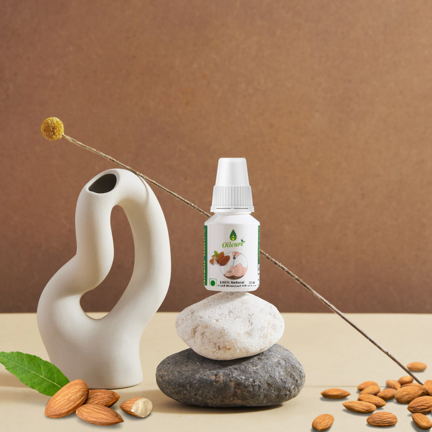 nasal drop almond pure natural