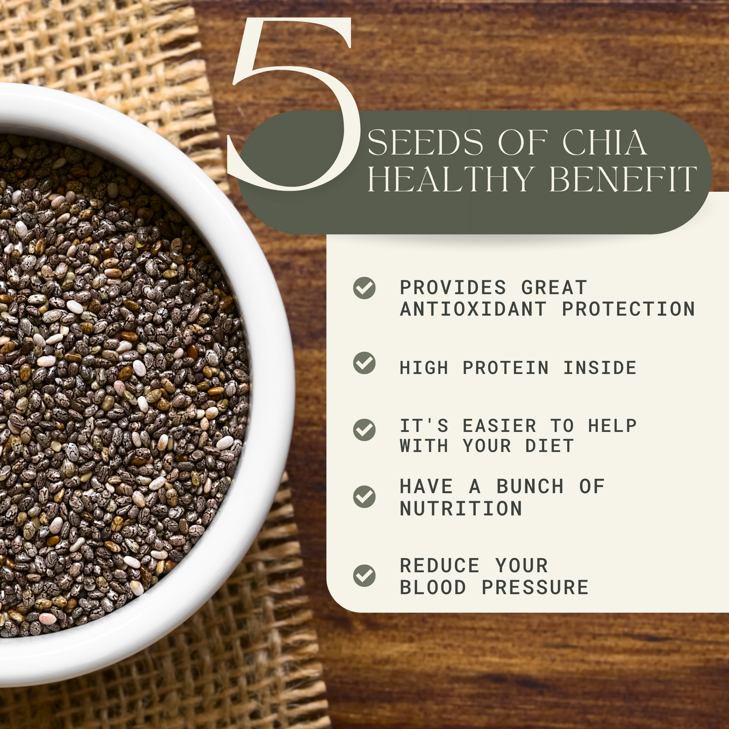 Healthy benefits of Chia