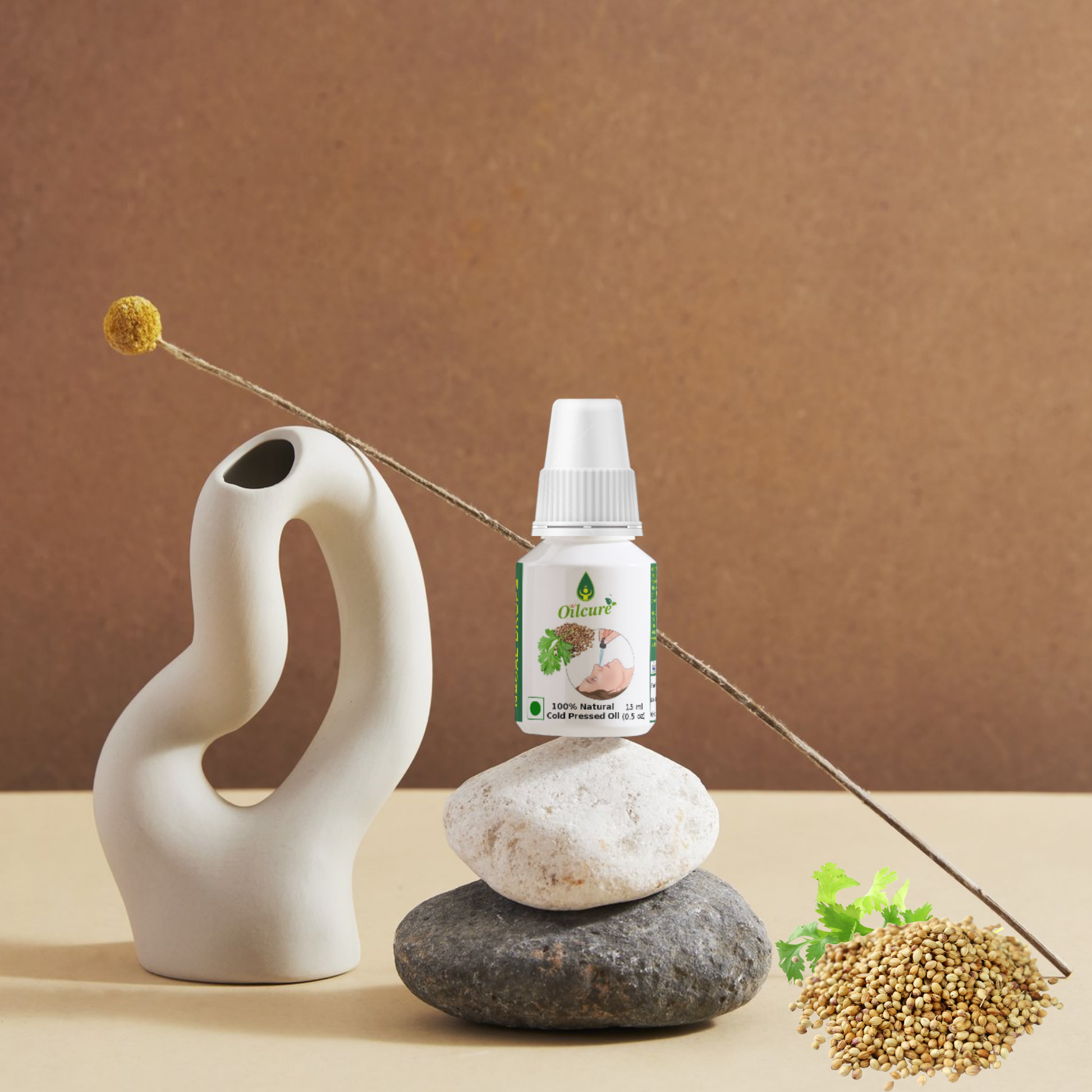 Coriander oil nasal drop