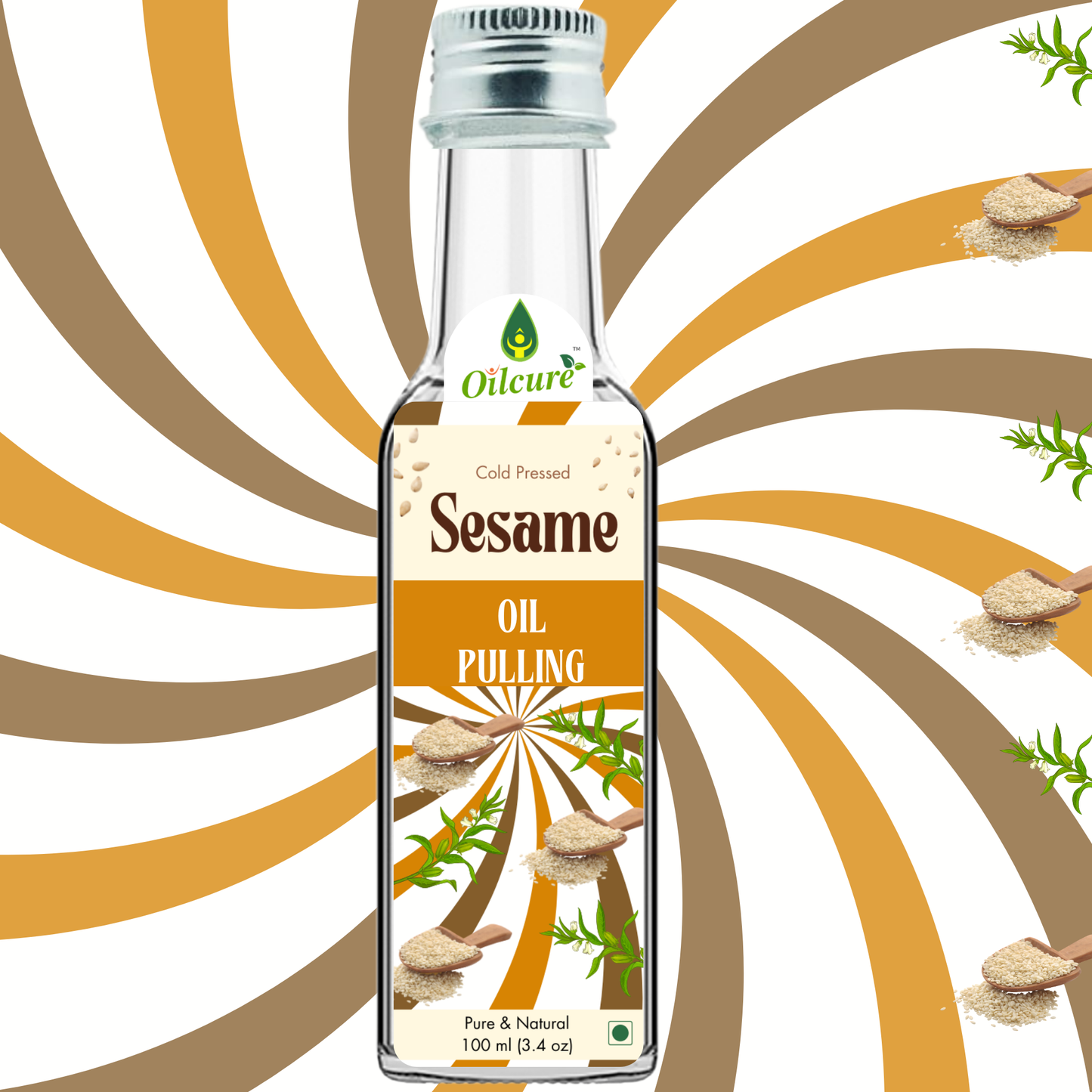 Sesame oil pulling