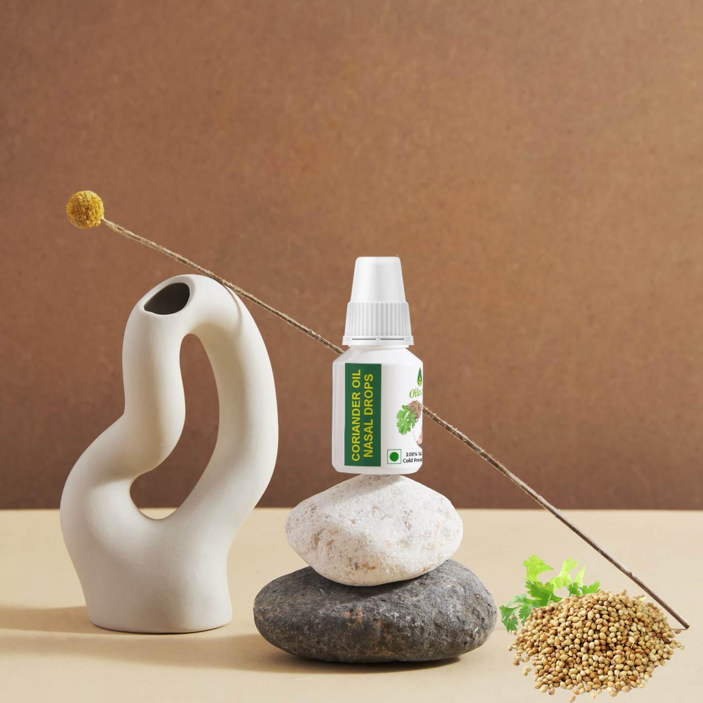 Coriander oil for nose
