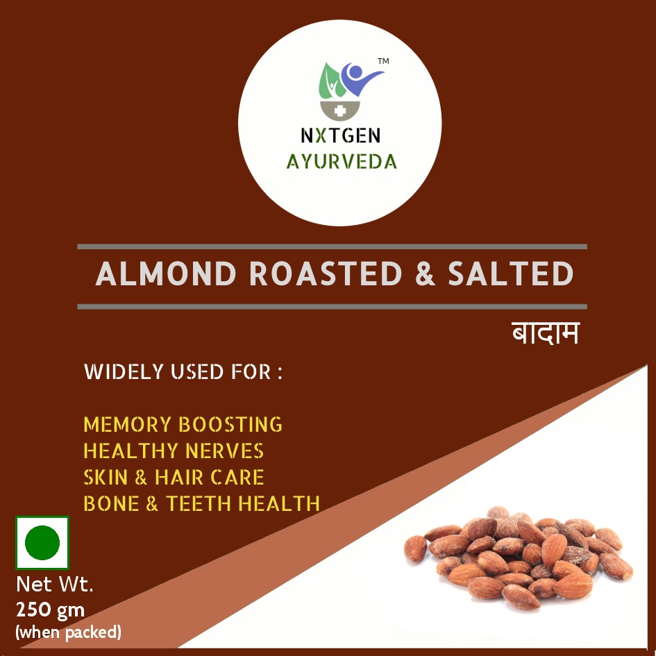 Salted almonds are a common variety of roasted almonds