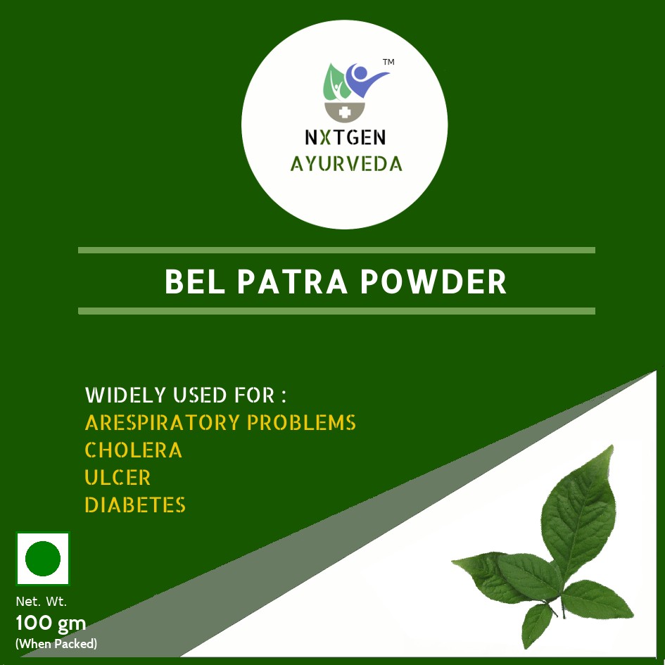 Bel Patra powder is known to have anti-inflammatory, anti-bacterial, anti-viral, and anti-fungal properties