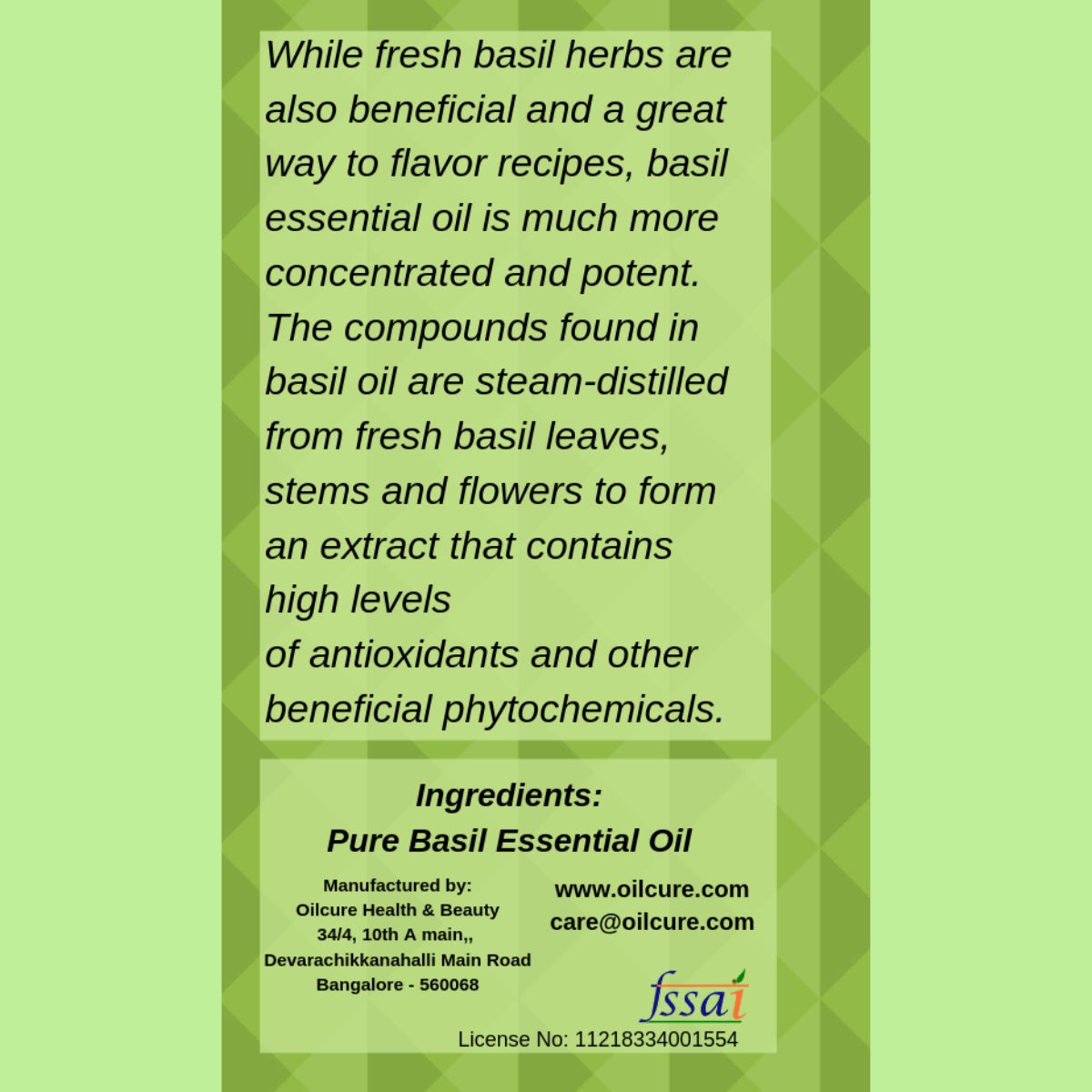 Basil Oil Online Basil Seed Oil Basil Oil Bangalore Basil Oil