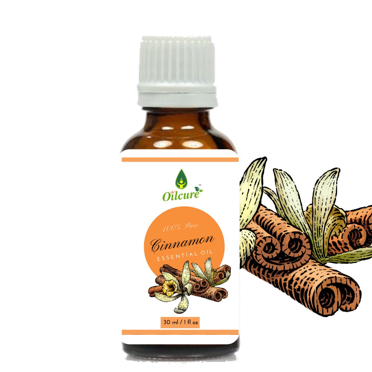 Cinnamon bark oil has a warm, spicy, and sweet aroma, and is used in aromatherapy for its calming and comforting properties